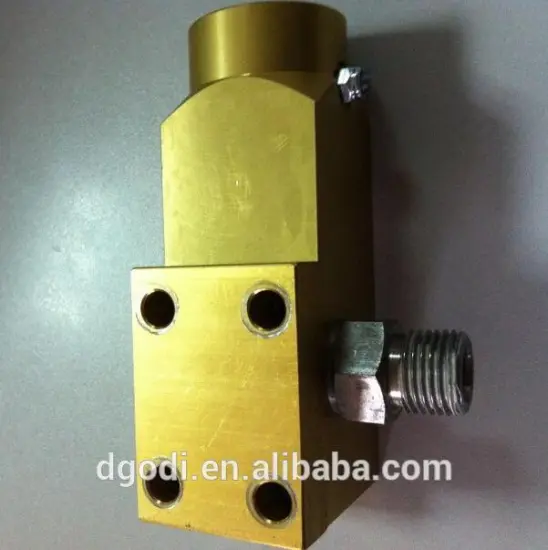 air compressor spare parts of brass manifold hydraulic valve block
