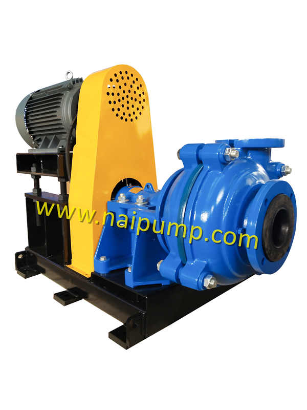 slurry sludge mining rubber impeller pump