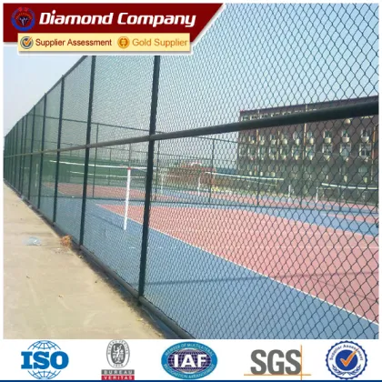 hot dipped galvanized baseball fields Diamond hole chain link fence