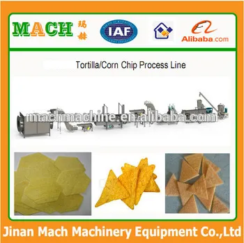 full automatic corn Chips manufacturing extruding machine