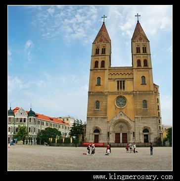 Qingdao Catholic Church in Shandong of China