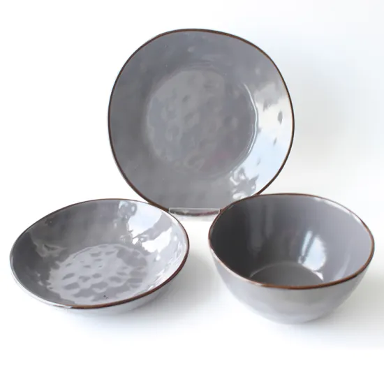 Hot Sale Nordic Style Golden Edge Dishes
