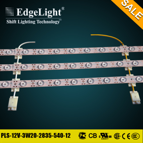 Edgelight High lumen good price aluminum led lattice backlight strip with CE UL RoHS