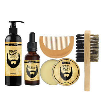 Barberpassion Private Label Beard Care Kit: Oil and Shampoo Set for Dirt Removal