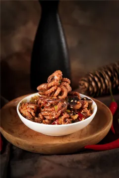Delicious Seafood Seasoned Spicy Octopus