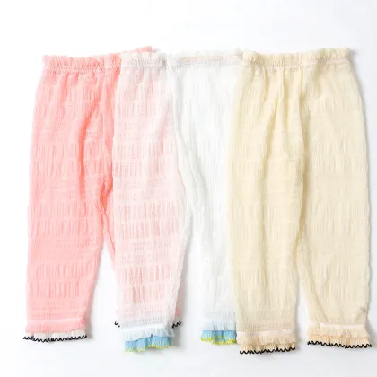 Girls' summer cropped pants