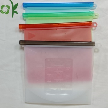 1000ML Silicone Food Storage Bags with Custom Logo