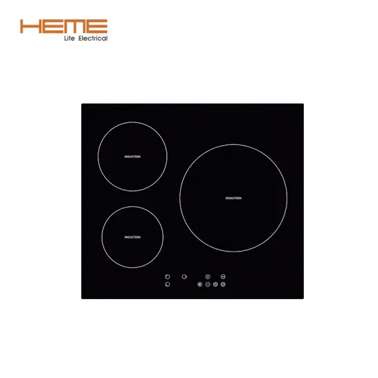 CE Approved Home Appliances: Built-in Electric Induction Cooktop with 3 Burners