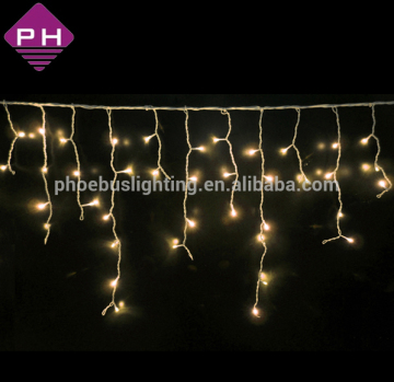CE standard PVC outdoor led falling icicle light