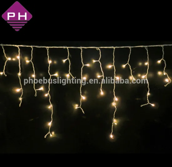 CE standard PVC outdoor led falling icicle light
