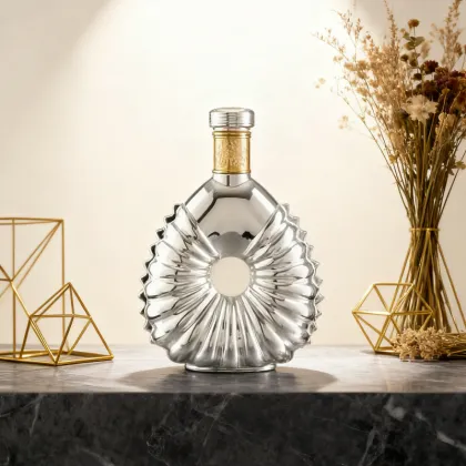 Clear Xo Brandy Glass Bottle