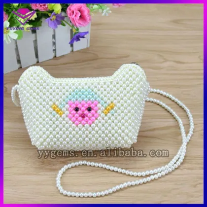 2016 newest fashion ladies pearl handbags women messenger bags