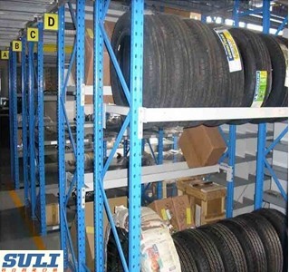 4s Auto Store Tire Rack Warehouse Tyre Shelf