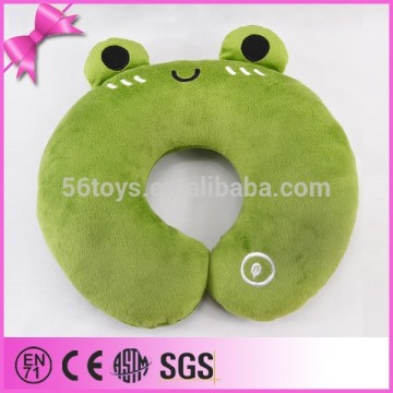 2015 Lovely soft animal pillow patterns plush animal neck pillow