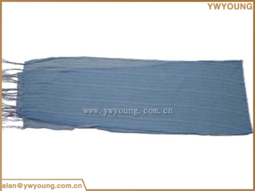 Personalized magic long blue printed scarf for lady