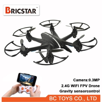 Gravity sensor control 2.4G skywalker fpv rc drone with camera.