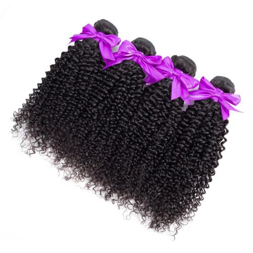 UNPROCESSED HUMAN HAIR KINKY CURLY HAIR BUNDLE WEAVE