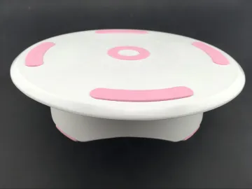 Kitchen plastic rotating cake decoration stand turntable