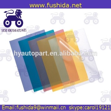 Wholesale PP stationery L shape designer colored file folders