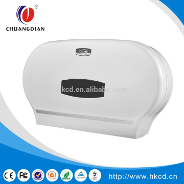 High quality wall mounted ABS twin jumbo roll toilet tissue dispenser