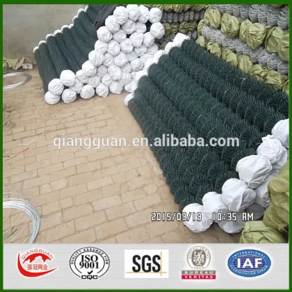 Top level practical chain link fencing for vineyard vines