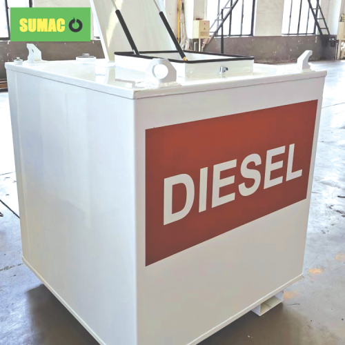 Double Walled 1000 Liter Petrol Diesel Fuel Tank