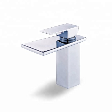 High Standard Waterfall Bathroom Faucet - Deck Mounted Mixer Tap for Wash Basin