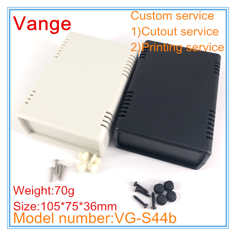 1pcs/lot electronics project junction enclosure 105*75*36mm ABS case plastic instrument box diy for frequency converter device