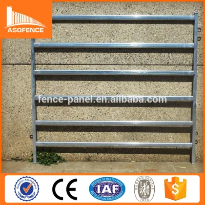 Portable 2.1x 2.4m galvanized used corral panels in united states