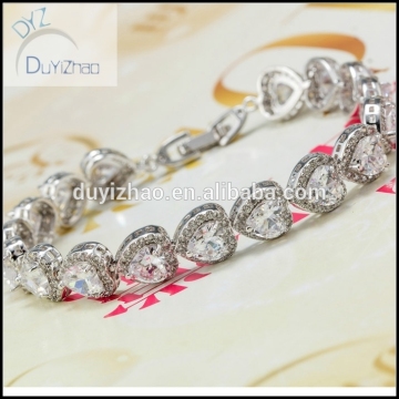 2015 fashion beautiful charming jewelry zircon women's bracelets