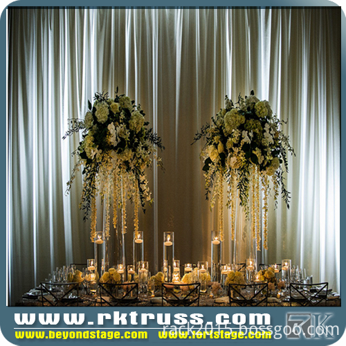 Outstage backgroud pipe and drape Pipe and Drape Kits with White Drape for events/wedding/exhibition alibaba in China