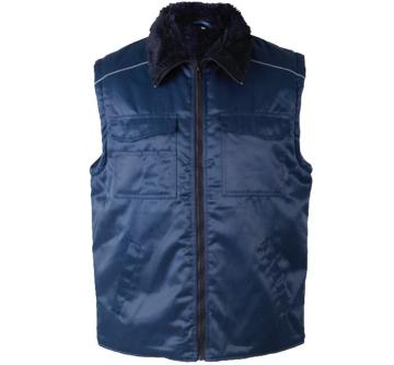 Gilet invernale blu scuro
