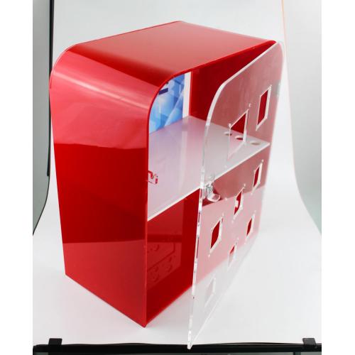 Acrylic E-cigarette display case with lock