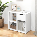 Modern White Freestanding Display Rack