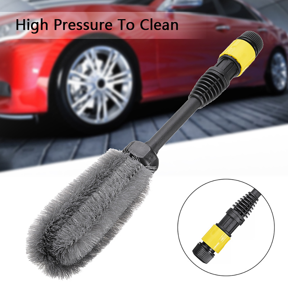 bon prix en plastique Nettoyage de voiture Brosse de brosse à roue de voiture Brosse de brosse