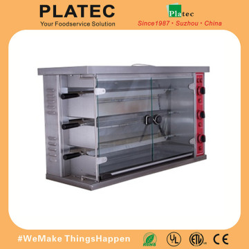 Vertical Rotary Chicken Rotisseries for sale MFEJ-3P for 30 chicken