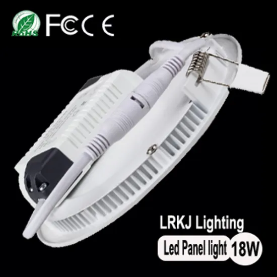 Hot selling PF>0.9 round/square 18w led panel light with 2 years warranty