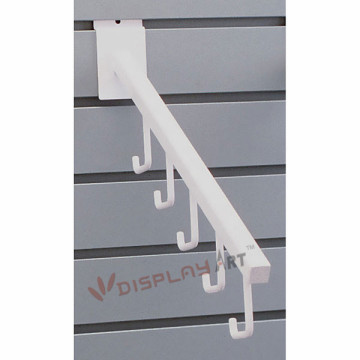slant hooks for gridwall/gridback , powder coated metal display hook