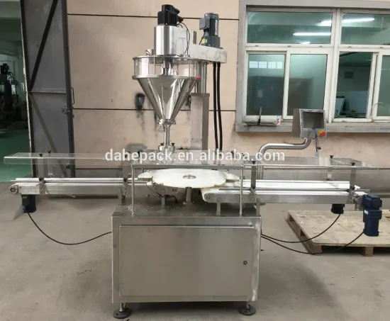 Automatic Rotary Herbicides Powder Bottles&Cans Filling Machine, Powder Filling Machine