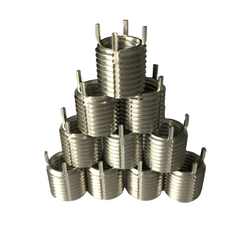 Lightweight M4*0.7-M6*0.75-5.25L Keensert Fasteners Steel Zinc Titanium with Plated Thread Insert Industrial Use Metric System