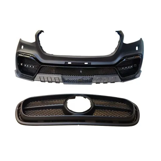 High-Quality Black Radiator Grill Front Bumper Grille Kit for Mercedes-Benz X-Class 2018 Pickup