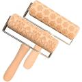 Hand-Held Embossing Pattern Engraved Rolling Pin