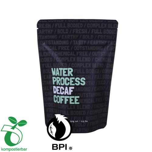 Eco Plastic Coffee Stand Up Bag med ZipperWholesale fra Kina