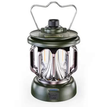 Warsun Endurance 12 Hour IP45 400Lm and 200Lm ABS PC Retro Lantern Style Portable Outdoor LED Camp Lights