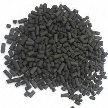 Pellet activated carbon, with diameter of 0.9, 1.5, 2, 3, 4, 5mm and more