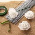 Enamel Wire 24gauge 100pcs green colored floral wire