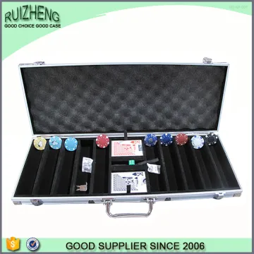 2015 hot sale aluminum poker chip case