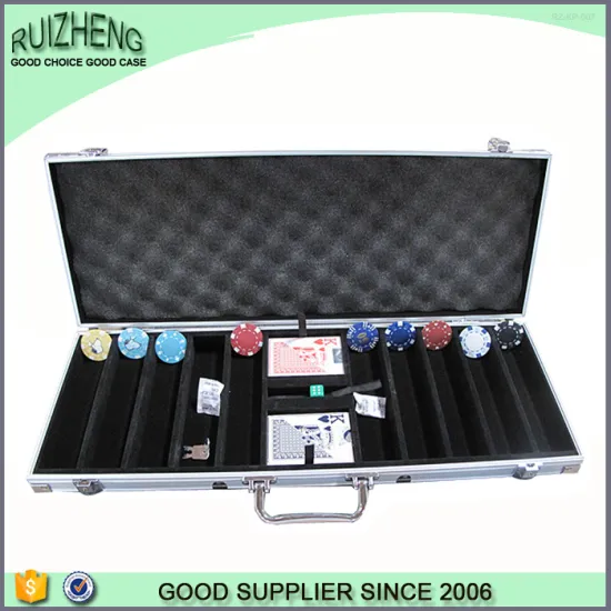 2015 hot sale aluminum poker chip case