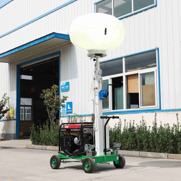 Factory supply diesel inflatable balloon lighting tower