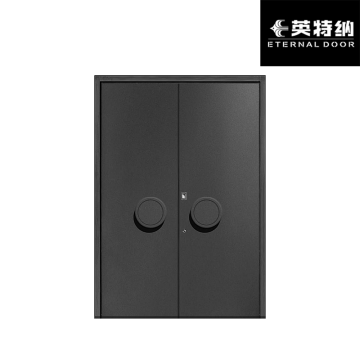 Double Modern Courtyard Aluminum Double Door